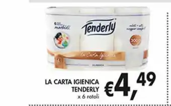 Supermercato Coal Carta igienica tenderly 6 rotoli offerta