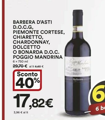 Coop Barbera Barbera offerta