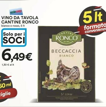 Coop Cantinè Vino offerta