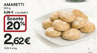 Coop Amaretti offerta