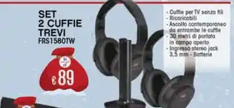 Set 2 cuffie trevi