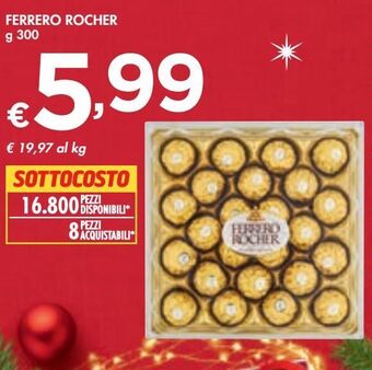 Bennet Ferrero rocher offerta