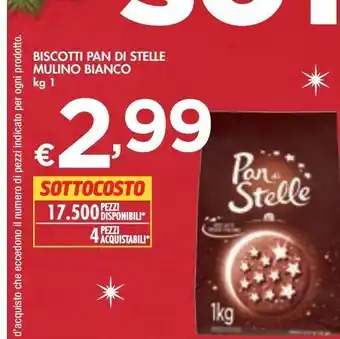 Bennet Biscotti pan di stelle mulino bianco offerta