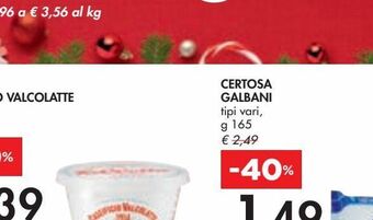 Bennet Riccotta caseificio valcolatte offerta