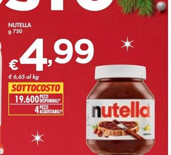 Bennet Nutella offerta