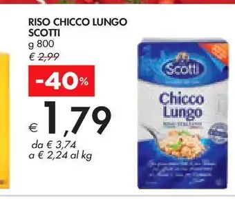 Bennet Riso chicco lungo scotti offerta