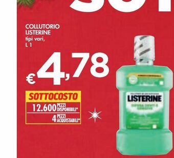 Bennet Collutorio listerine offerta