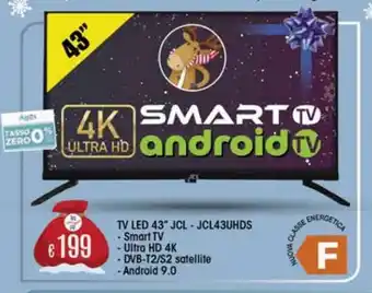Il Gigante Tv led 43'' jcl - jcl43uhds offerta