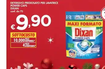 Bennet Detersivo predosato per lavatrice power caps dixan offerta