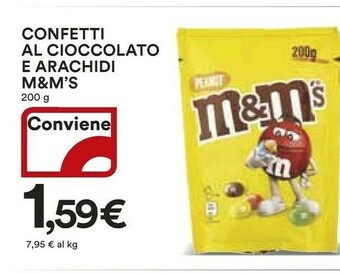 M&M's Confetti Al Cioccolato E Arachidi