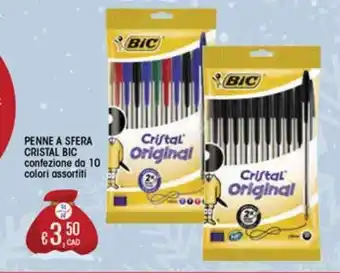 Penne a sfera cristal bic