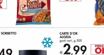 Bennet Ventagli di mazzancolle gratinati albatros offerta