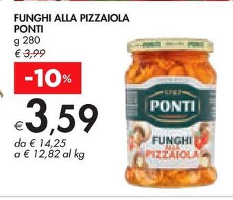 Bennet Funghi alla pizzaiola ponti offerta