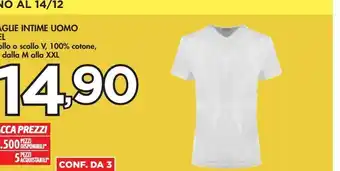 Bennet 3 maglie intime uomo liabel offerta