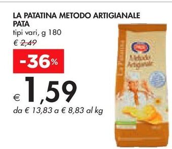 Bennet La patatina metodo artigianale pata offerta