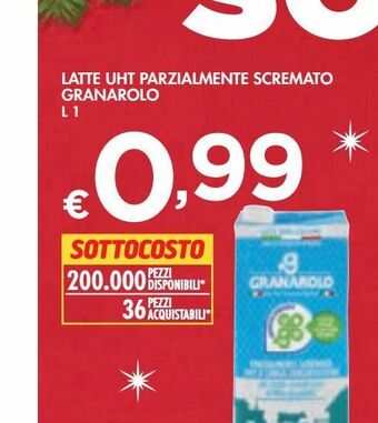 Bennet Latte uht parzialmente scremato granarolo offerta