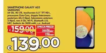 Bennet Smartphone galaxy a03 samsung offerta