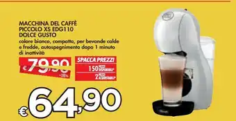 Bennet Macchina del caffe piccolo xs edg110 dolce gusto offerta