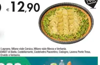 Bennet Crostata pistacchio offerta