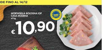 Bennet Mortadella bologna igp casa modena offerta