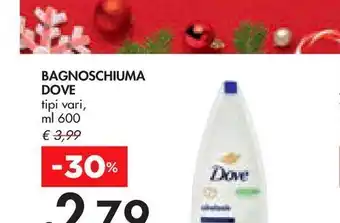 Bennet Bagnoschiuma dove offerta