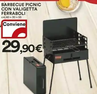 Ferraboli Barbecue Picnic Con Valigetta