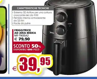 Il Gigante Friggitrice ad aria midea mf-tn35a2 offerta