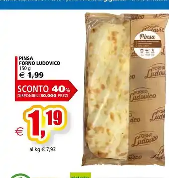 Il Gigante Pinsa forno ludovico offerta