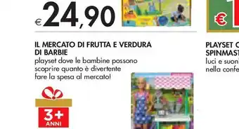 Bennet Il mercato di frutta e verdura di barbie offerta