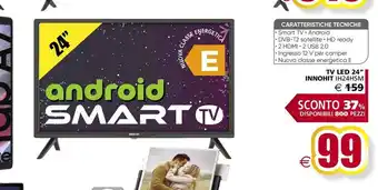 Il Gigante Tv led 24''  inno hit ih24h5m offerta