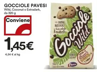 Coop Pavesi Gocciole Wild offerta
