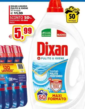 Il Gigante Dixan liquido pulito & igiene offerta