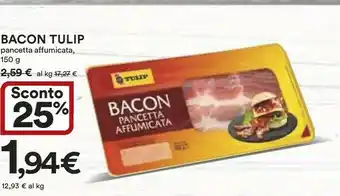 Coop Tulip Bacon Pancetta Affumicata offerta
