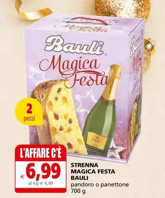 Il Gigante Panettone magica festa bauli offerta