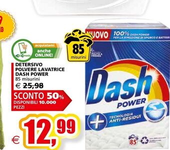 Il Gigante Detersivo polvere lavatrice dash power offerta