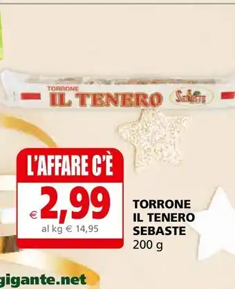 Il Gigante Torrone il tenero sebaste 200 g offerta