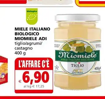 Il Gigante Miele italiano biologico miomiele adi offerta