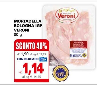 Mortadella bologna igp veroni