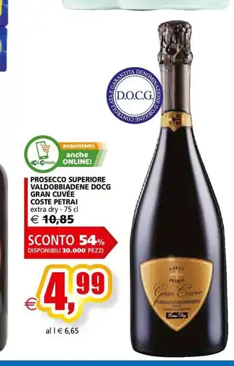 Il Gigante Prosecco valdobbiadene docg gran cuvee coste petrai offerta