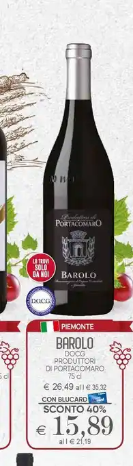 Il Gigante Barolo docg offerta