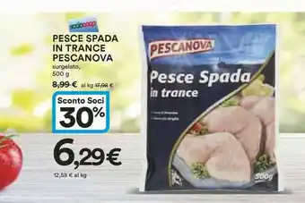 Coop Pescanova Pesce Spada In Trance offerta