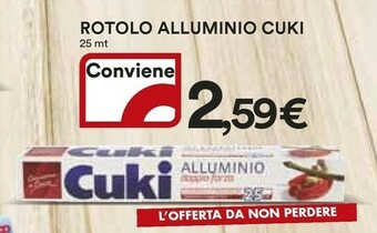 Coop Cuki Rotolo Alluminio offerta