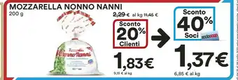 Coop Nonno Nanni Mozzarella offerta