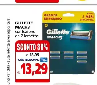 Il Gigante Rasoio gillette mach3 offerta