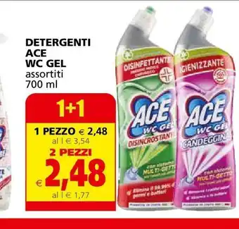 Il Gigante Detergente ace wc gel offerta