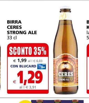 Il Gigante Birra ceres strong ale offerta