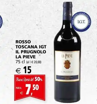 Rosso toscana igt il prugnolo la pieve