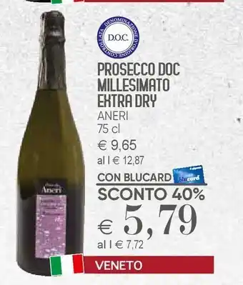 Il Gigante Prosecco millesimato extra dry offerta