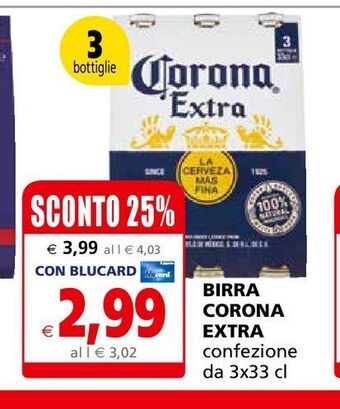 Il Gigante Birra corona extra offerta