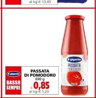 Il Gigante Passata di pomodoro offerta